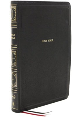 NKJV Giant Print Thinline Bible Black Leathersoft