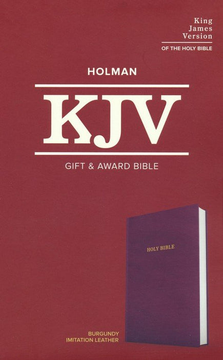 KJV Gift & Award Bible, Burgundy