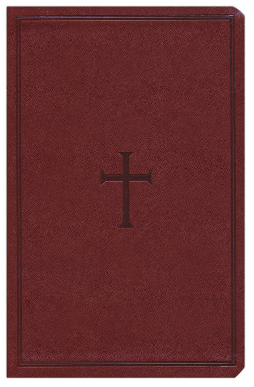 KJV Large Print Personal Size Reference Bible, Brown LeatherTouch