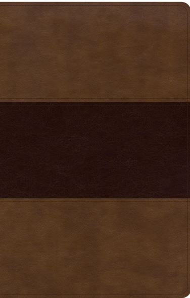 KJV Large Print Personal Size Reference Bible, Saddle Brown LeatherTouch