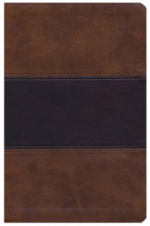 KJV Large Print Personal Size Reference Bible, Saddle Brown LeatherTouch Indexed