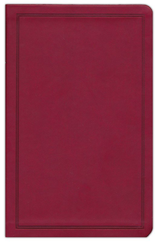 KJV Deluxe Gift Bible Burgundy Leathersoft