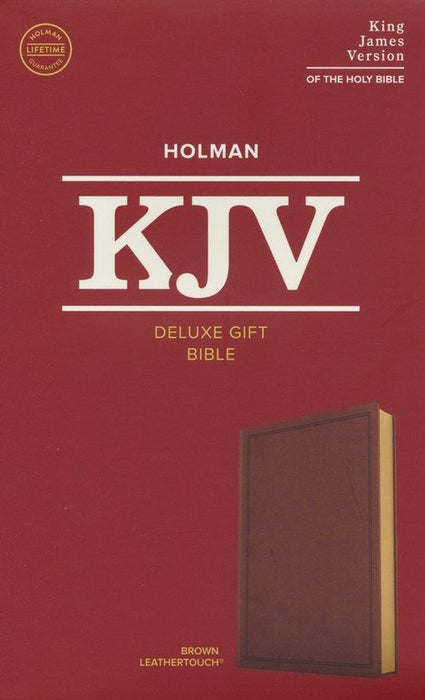 KJV Deluxe Gift Bible Brown Leathersoft