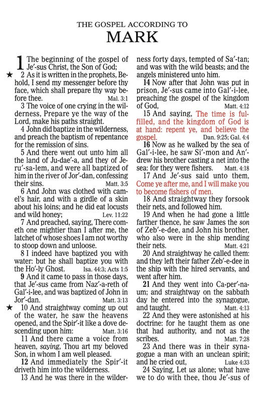 KJV Giant Print Reference Bible, Saddle Brown LeatherTouch, Indexed