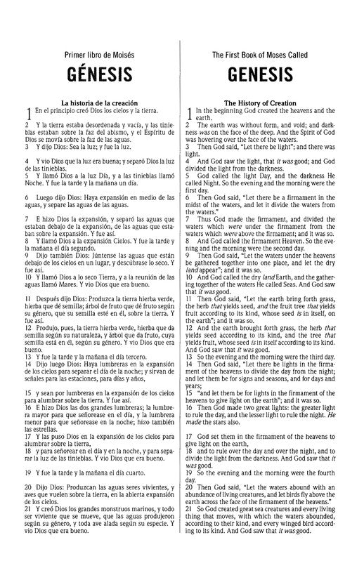 Biblia Bilingüe RVR 1960 / NKJV (Bilingual Bible Spanish/English RVR 1960 / NKJV)