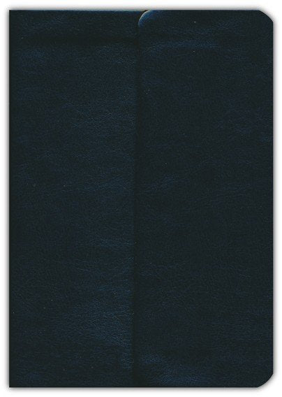 KJV Large Print Compact with Magnetic Flap, Black LeatherTouch