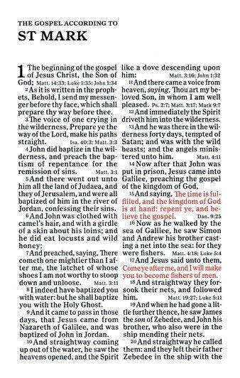 KJV Large Print Compact with Magnetic Flap, Black LeatherTouch