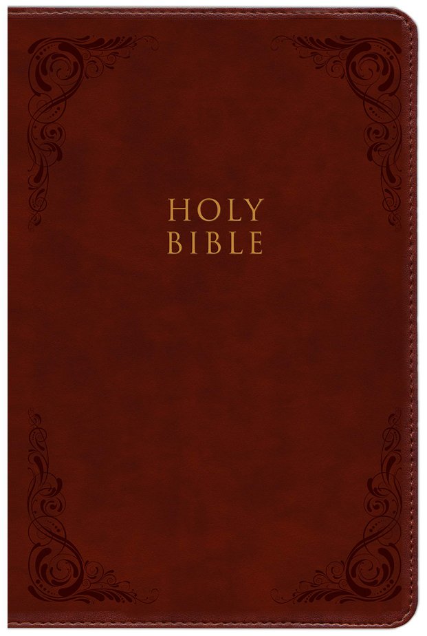 KJV Super Giant Print Reference Bible, Burgundy LeatherTouch