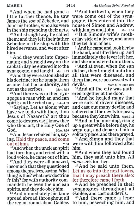 KJV Super Giant Print Reference Bible, Black LeatherTouch Indexed