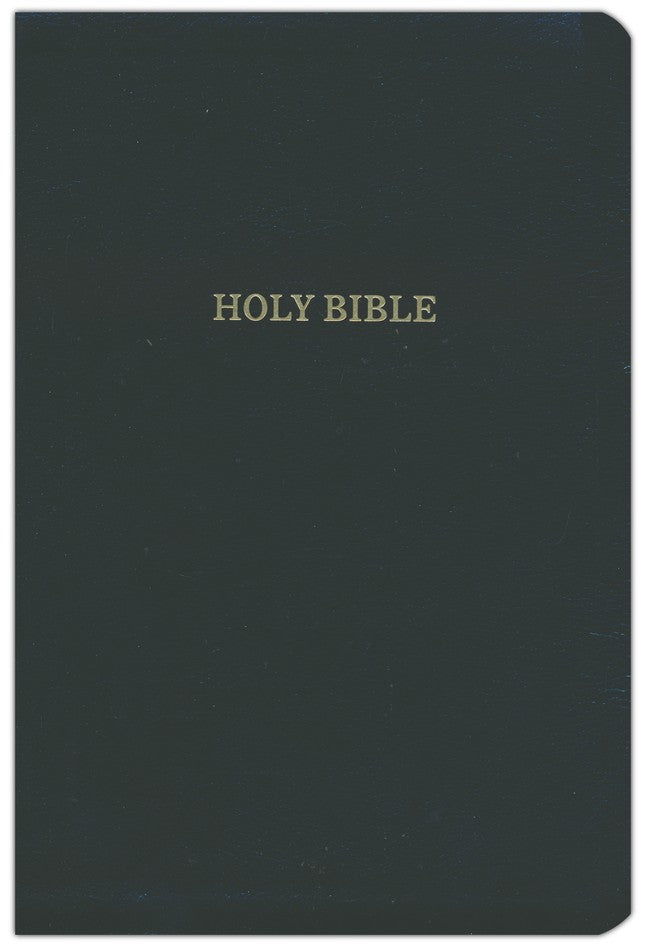 KJV Super Giant Print Reference Bible Black Leatherflex, Indexed