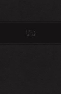 KJV Personal Size Giant Print Reference Bible - Black Leather Soft, Indexed