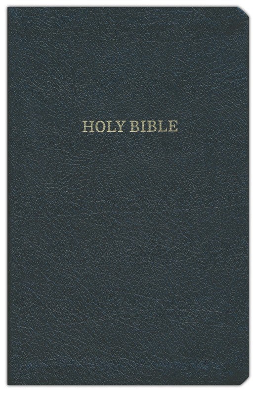 KJV Personal Size Giant Print Reference Bible Black Bonded, Indexed