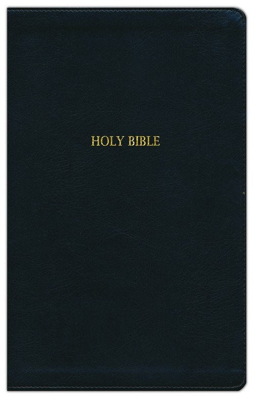 NKJV Thinline Reference Bible Black Leathersoft