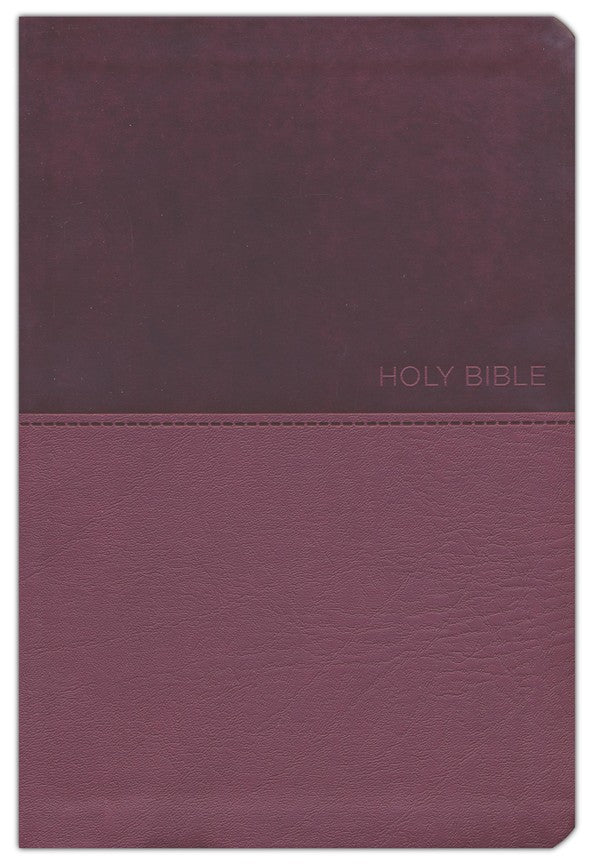 NKJV Value Large Print Thinline Bible Burgundy Leathersoft