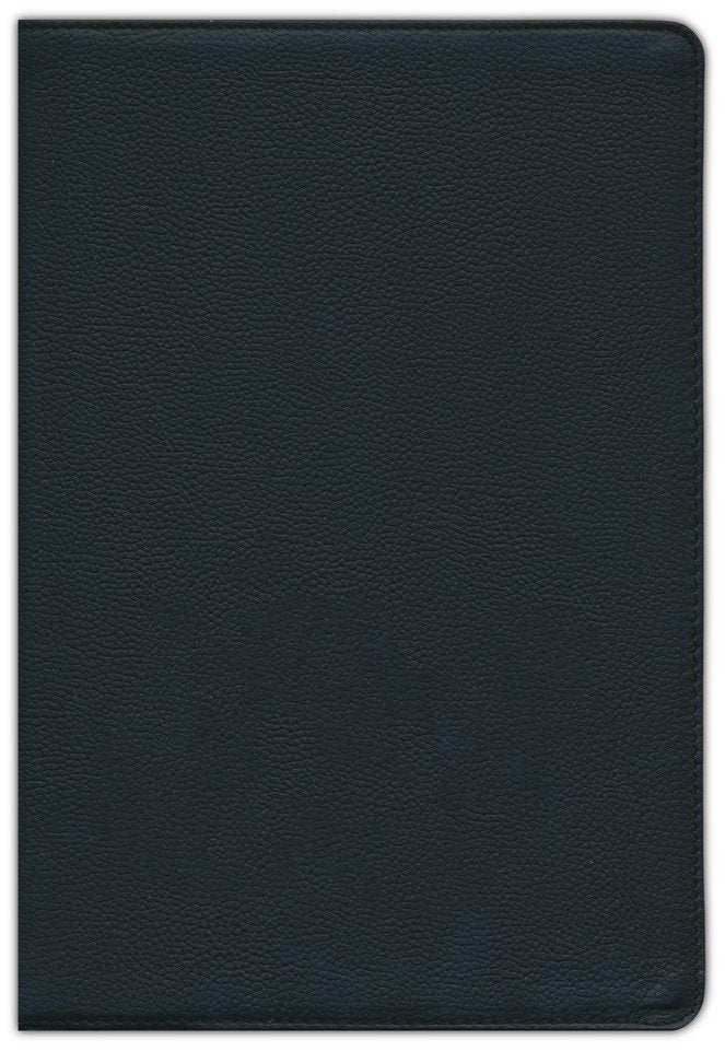 KJV Super Giant Print Reference Bible Black Genuine Leather Indexed