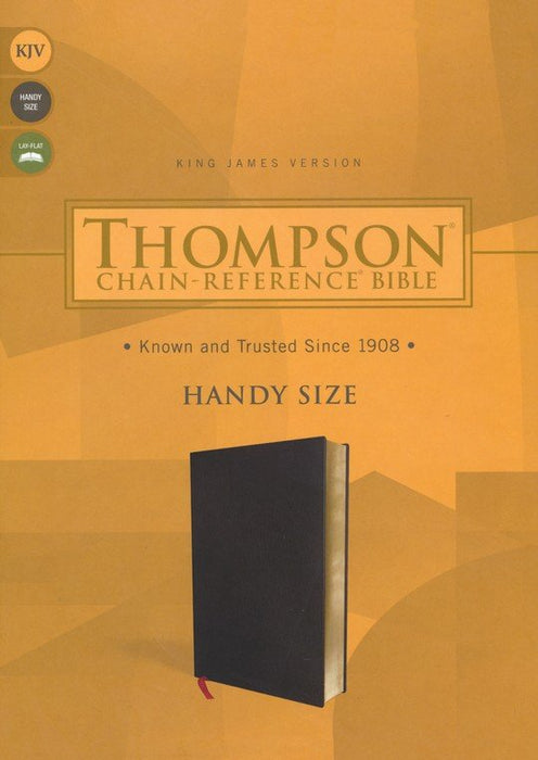 KJV Thompson Chain Reference Bible Handy Sized - Black Bonded Leather