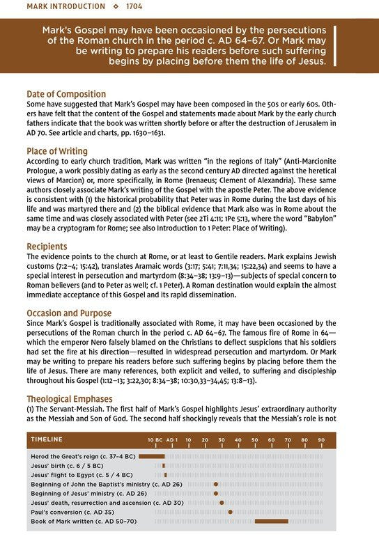 NIV Study Bible - Personal Size - Brown/Blue DuoTone