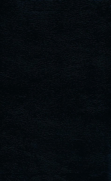 NIV Thinline Reference Bible Indexed Black Bonded Leather