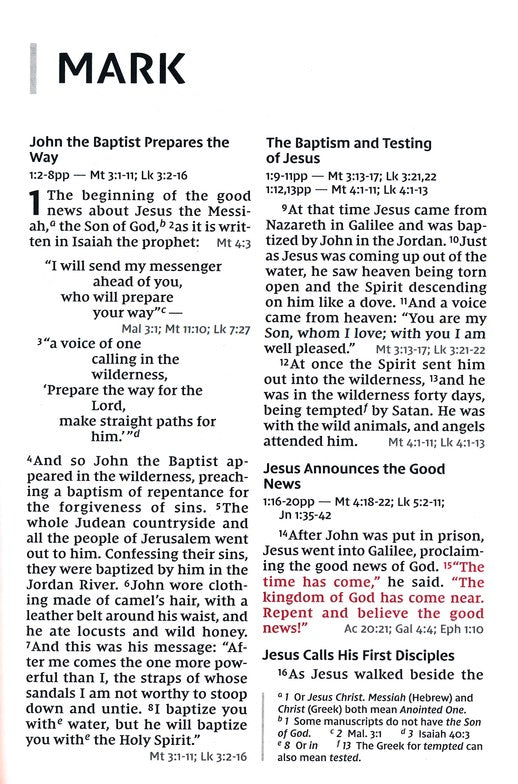 NIV Giant Print Reference Bible Burgundy Bonded, Indexed