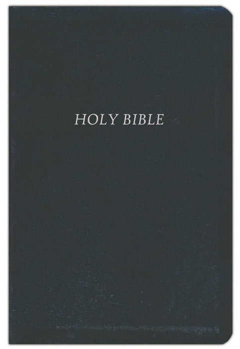 NIV Giant Print Reference Bible Black Leather Lk *