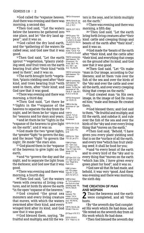 NASB Classic Reference Bible, Black Leathersoft