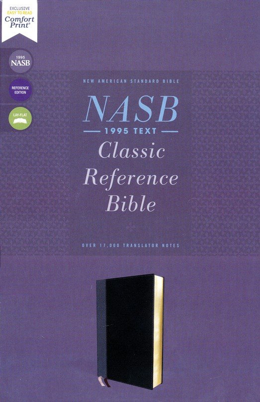NASB Classic Reference Bible, Black Leathersoft