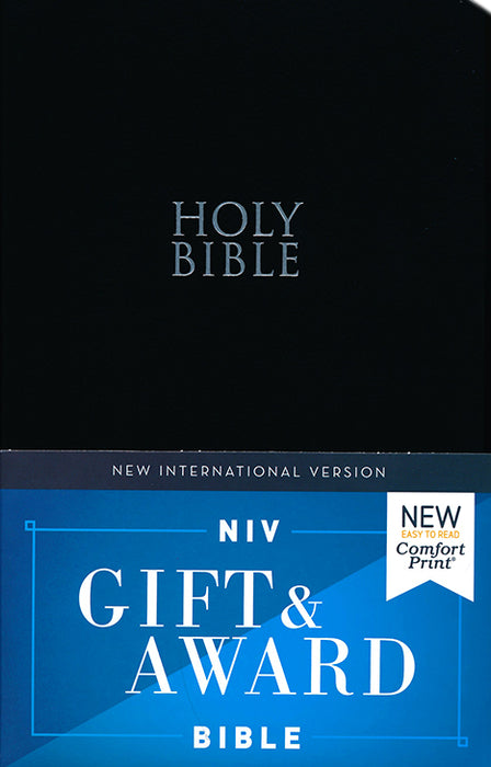NIV Gift & Award Bible Comfort Print, Black