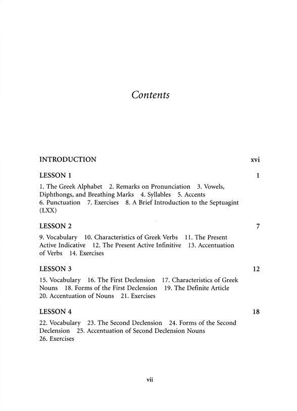 Primer of Biblical Greek