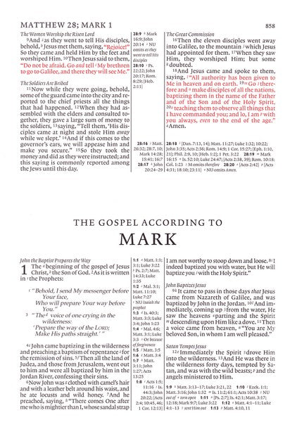 NKJV Cambridge Pitt Minion Reference Bible Black Goatskin