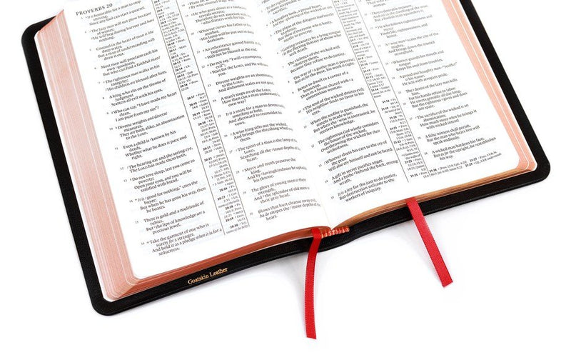 NKJV Cambridge Pitt Minion Reference Bible Black Goatskin