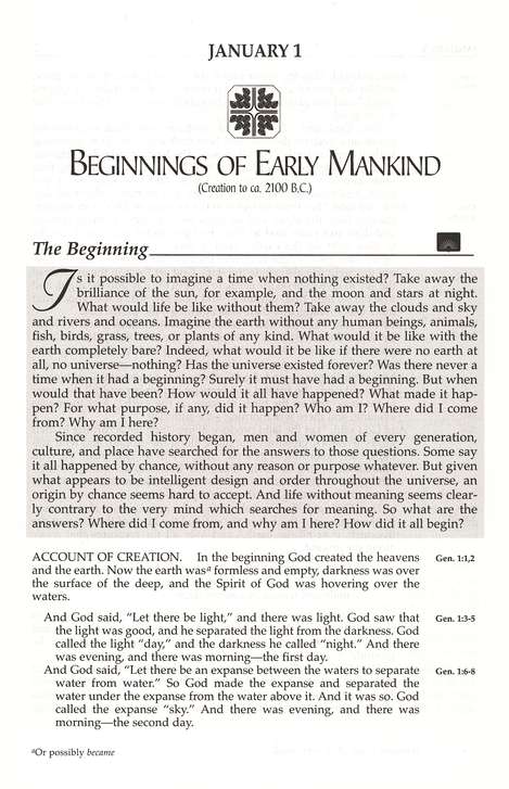 The Daily Bible - NIV (Hardback)