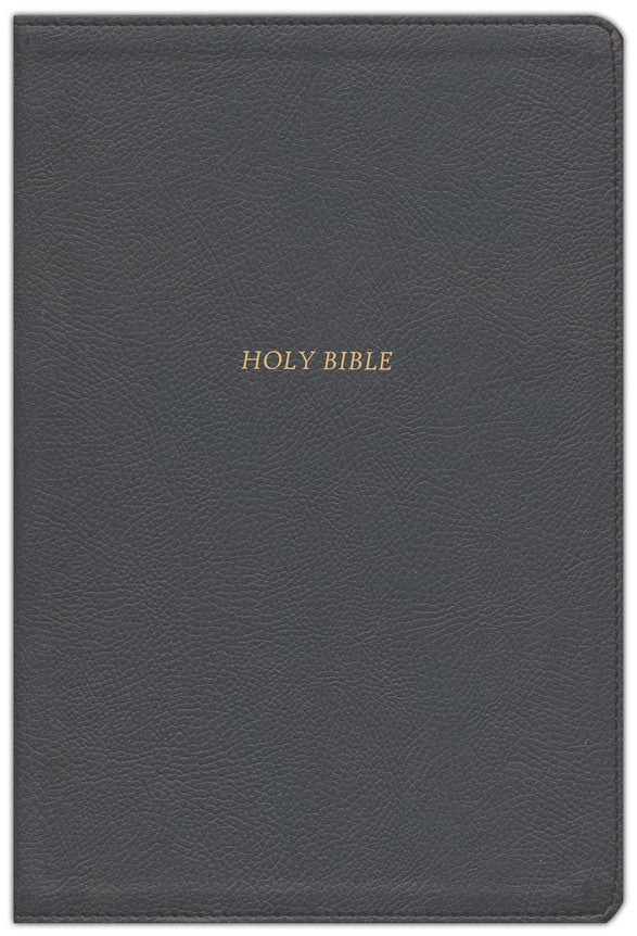 NKJV Giant Print Center-Column Reference Bible Black Leathersoft Indexed