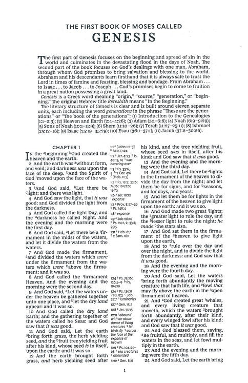KJV Thinline Reference Bible, Black Bonded