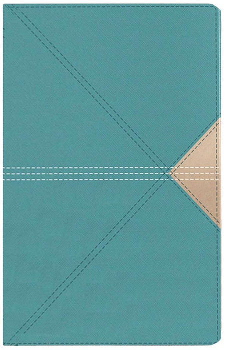 NASB Thinline Large Print Bible Teal Leathersoft