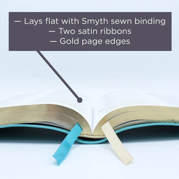 NASB Thinline Bible Teal Leathersoft 1995