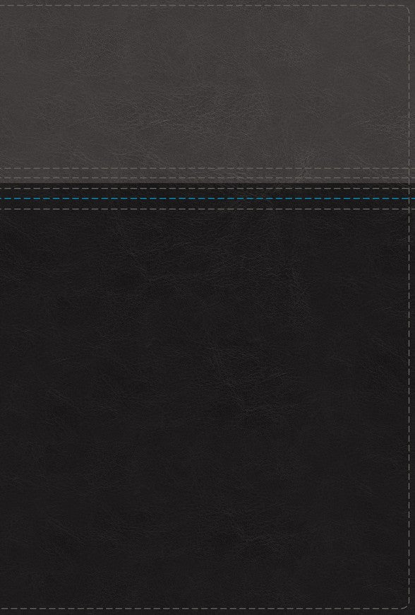 NASB Thinline Bible BlackGray Leathersoft Indexed 1995