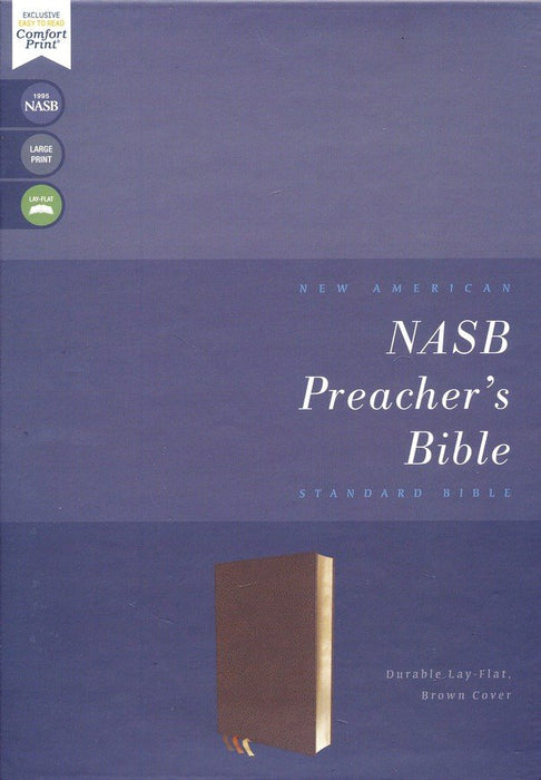 NASB Preacher's Bible Brown Leathersoft (op)