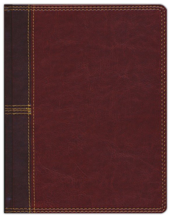 NASB Journal the Word Reference Bible Brown Leathersoft over board