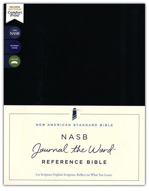 NASB Journal the Word Reference Bible Black Hardback