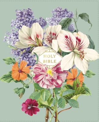 NASB Artisan Journaling Bible Sage Floral *