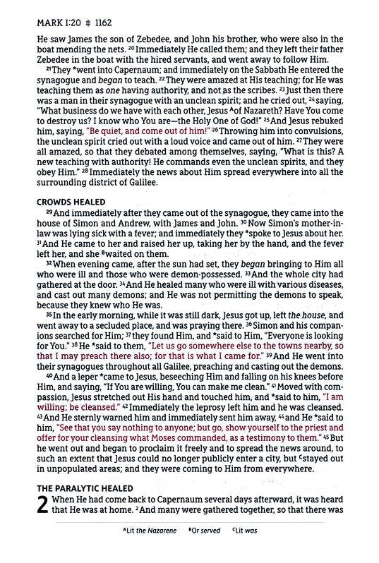 NASB Large Print Thinline Bible Passaggio Setting Black Leathersoft *