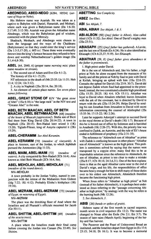 Zondervan NIV Nave's Topical Bible, paperback *