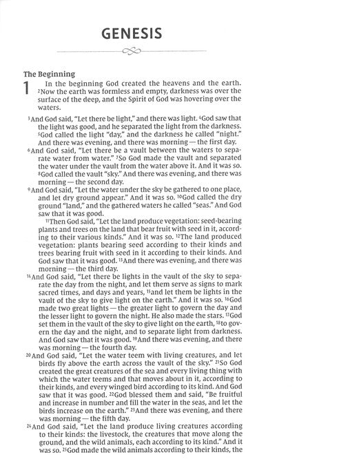 NIV Journal the Word Bible Black Hardback