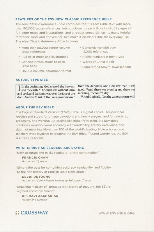 ESV Reference Bible Coffee Trutone