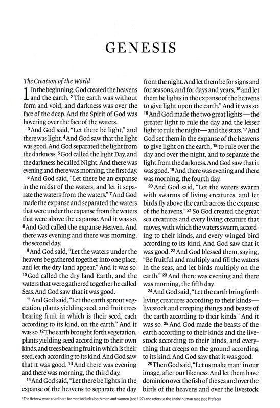 ESV Large Print Bible Black TruTone