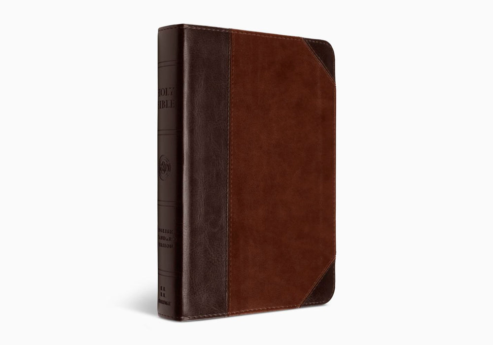 ESV Personal Size Reference Bible, Brown/Walnut TruTone