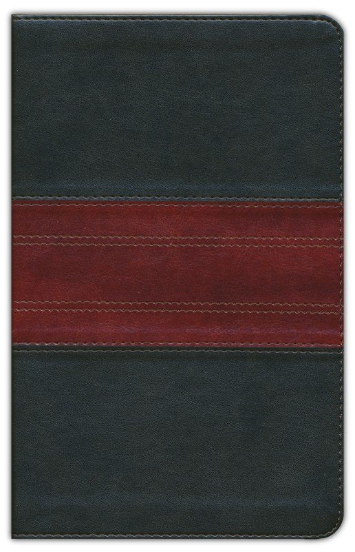 ESV Large Print Personal Size Bible TruTone, Forest/Tan (top)