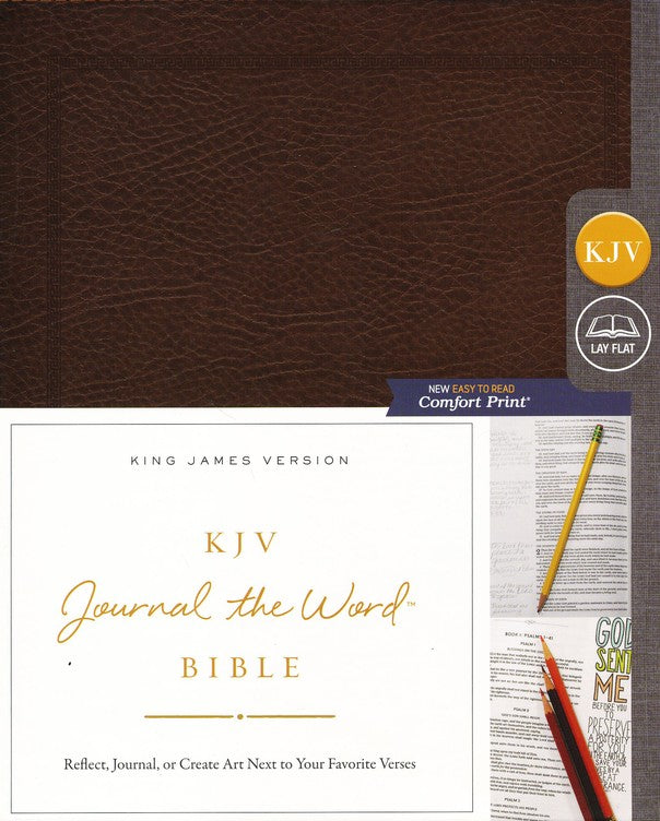 KJV, Journal the Word Bible, Large Print, by Thomas Nelson