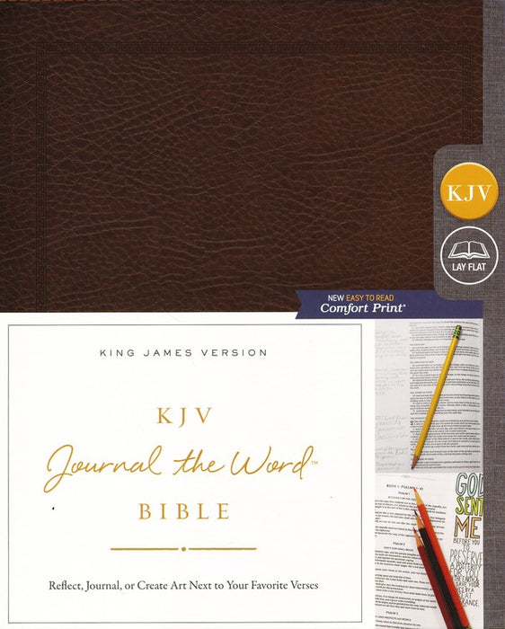 KJV Journal the Word Bible Brown Bonded