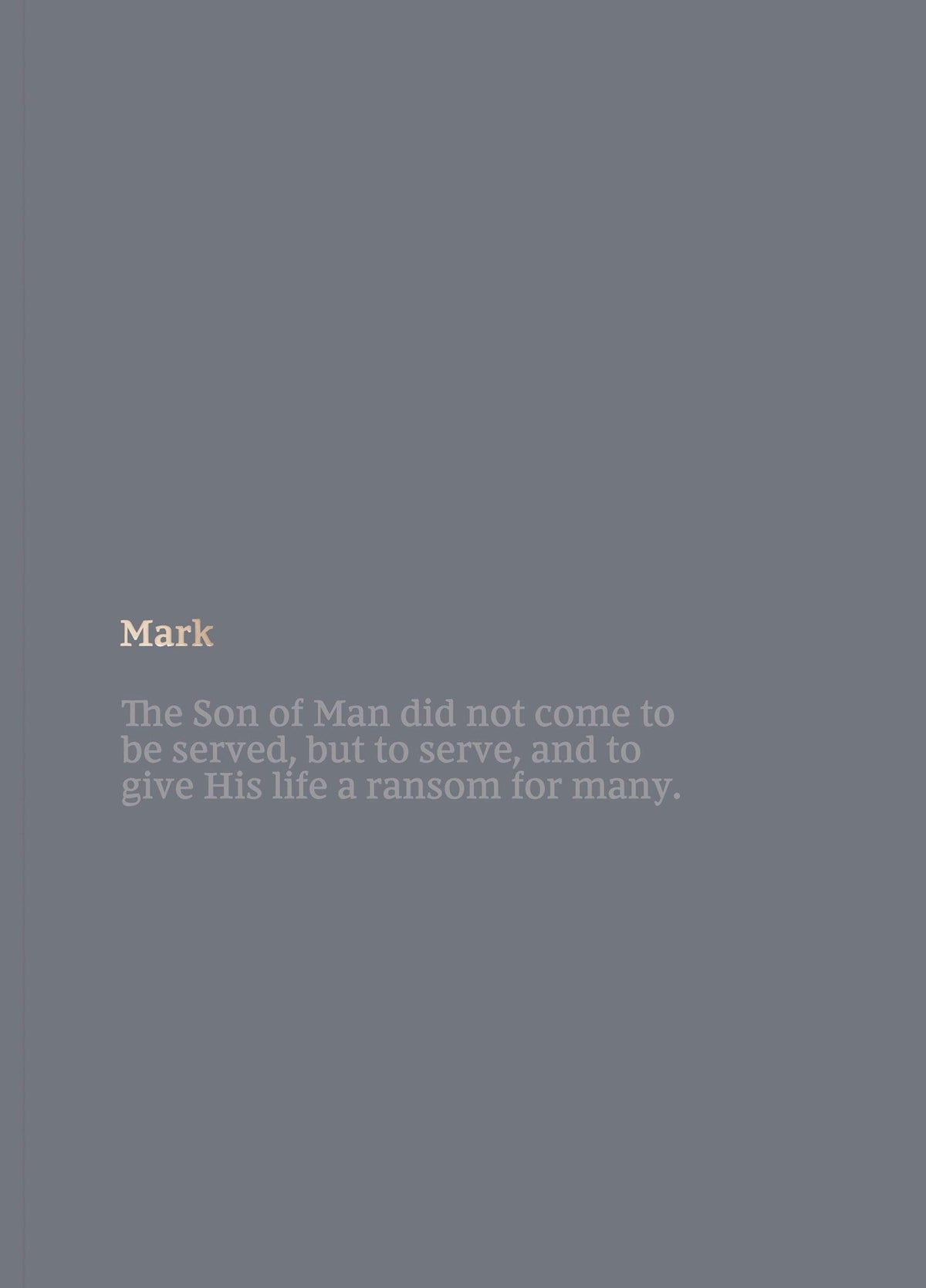 NKJV Scripture Journal: Mark * — One Stone Biblical Resources